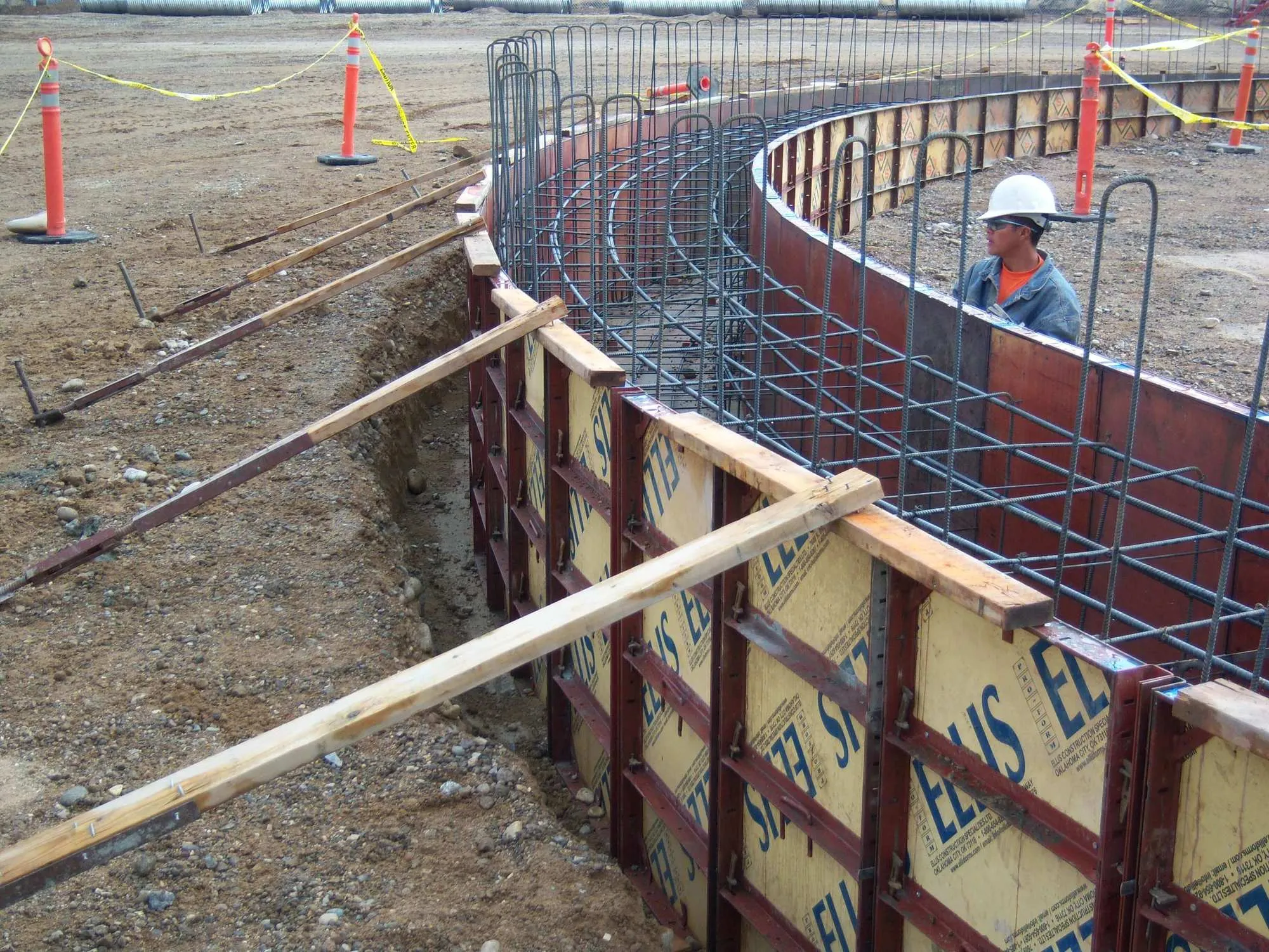 M&B agricultural concrete construction project